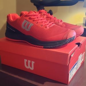 Wilson Rush Pro 3.0 Tennis Shoes WRS324720 Red Men's Size 11